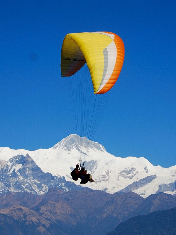 Paragliding in Nepal